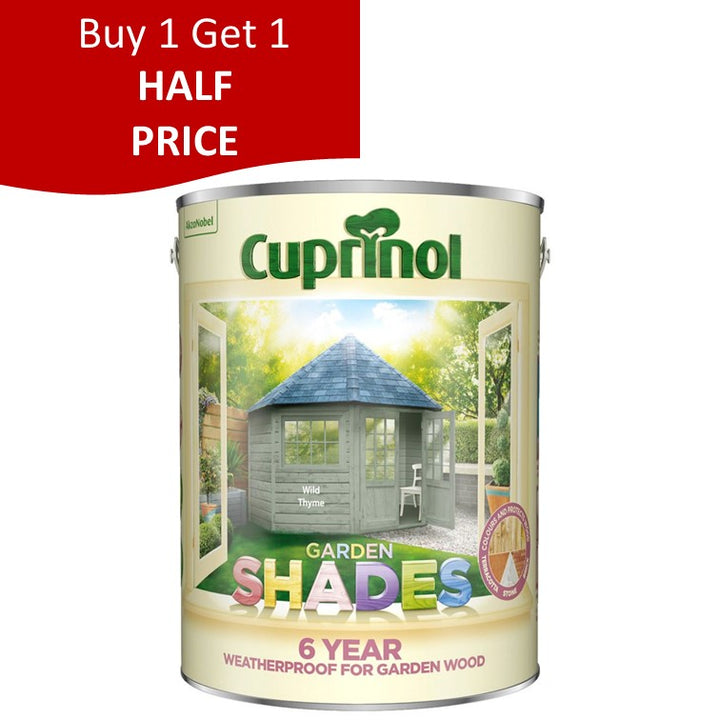cuprinol garden shades spray paint Wild Thyme - Cuprinol Garden Shades 1L | 2.5L