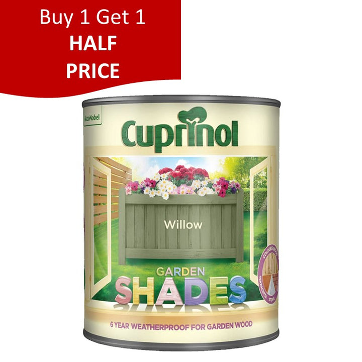 Willow 1 litre Cuprinol Garden Shades wood paint