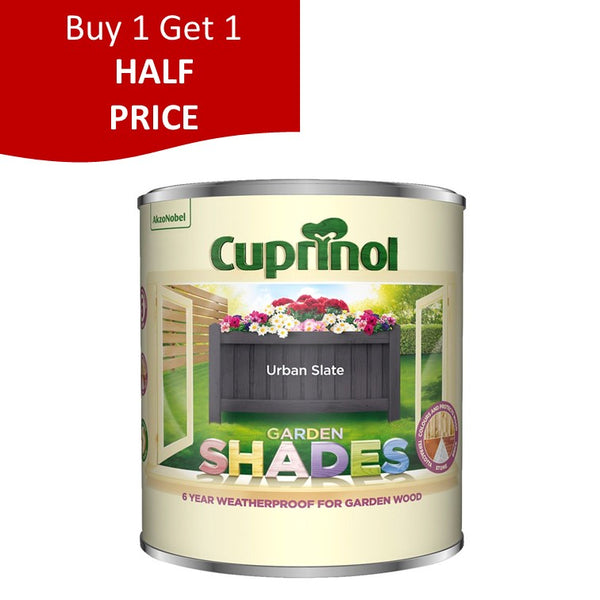 cuprinol garden shades spray paint Urban Slate - Cuprinol Garden Shades 1L | 2.5L