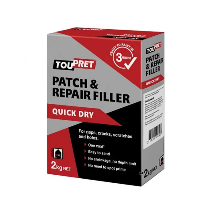 Toupret Interior Quick Dry Patch and Repair Filler 1Kg