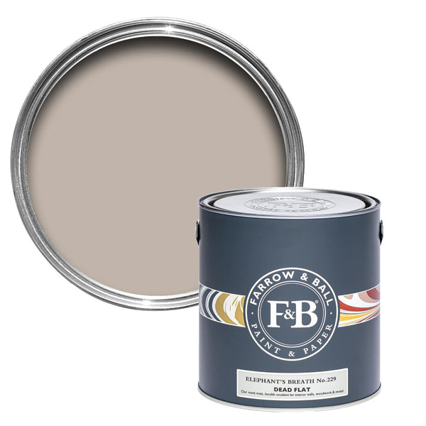 Elephants Breath Dead Flat Farrow & Ball 2.5 Litre Paint from Paint Online