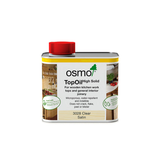 Osmo 3028 Worktop Oil Clear Satin 0.5ltr