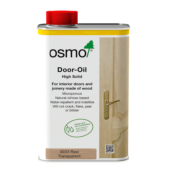 Osmo 3033 Door Oil Clear Raw Matt 1L