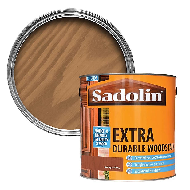 2.5L Sadolin Extra Durable Woodstain Antique Pine