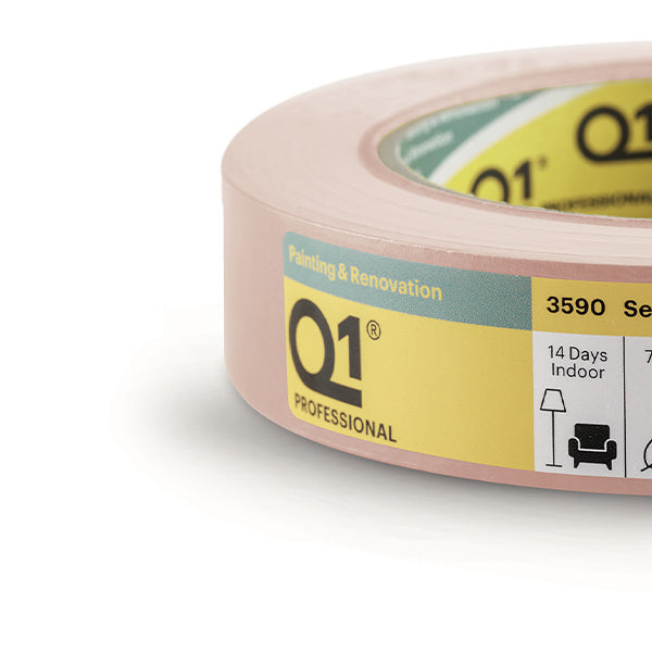 Q1 Sensitive 1 Inch Masking Tape 25mm x 50m