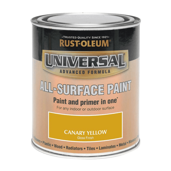 Rust-Oleum Universal All Surface Gloss Paint & Primer - Canary Yellow