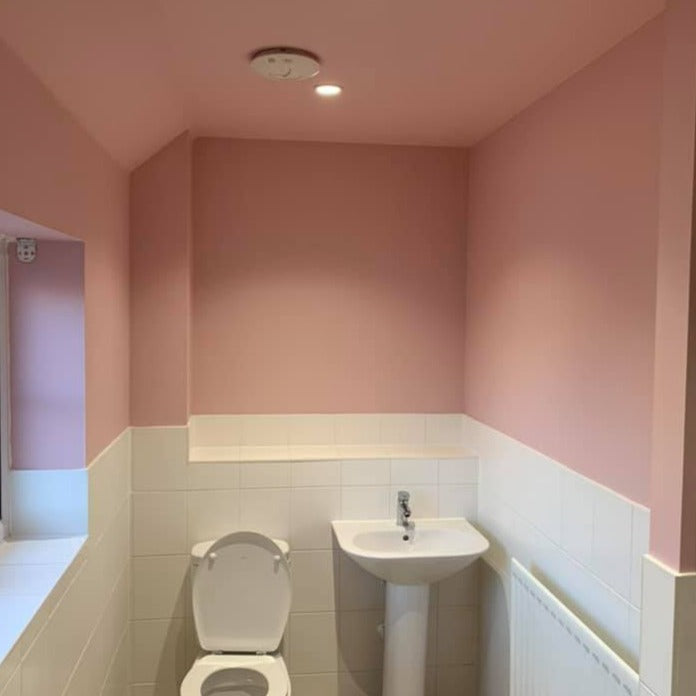 Little Greene Confetti No. 274 is a pale pink paint colour. Confetti 274 pink bathroom paint colour. Buy Little Greene paint online.