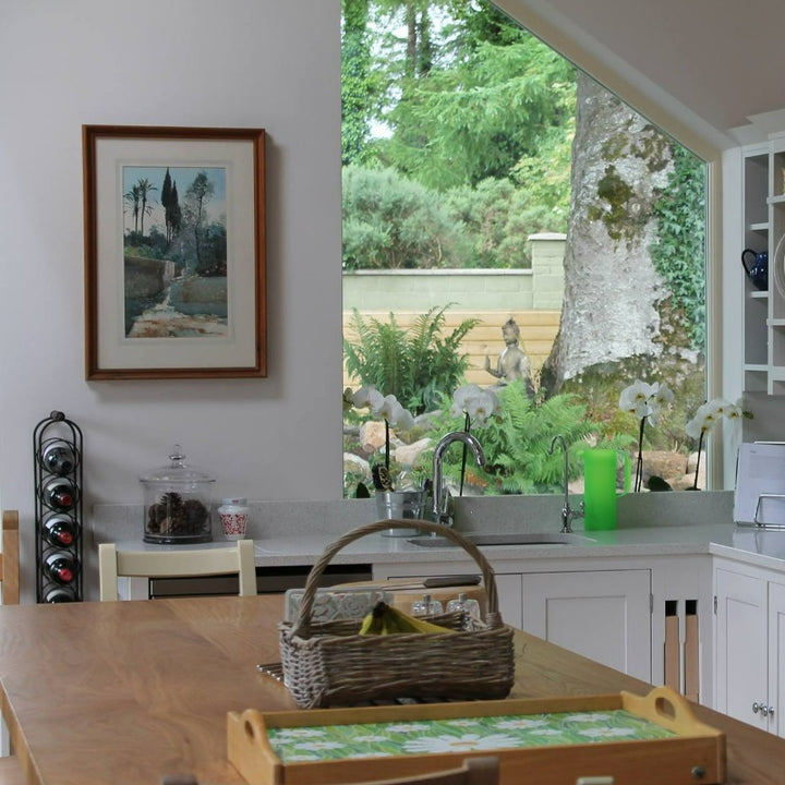 Little Greene Rolling Fog Pale No. 158 is a warm, pale neutral paint colour. Neutral kitchen paint colour. Order Little Greene paint online in Ireland.