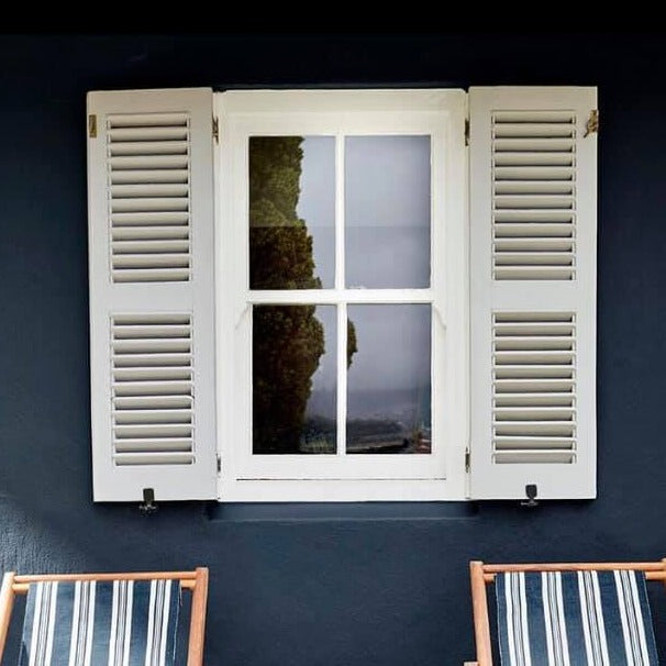 White Shutter Paint Loft White Little Greene Exterior Eggshell from Paint Online