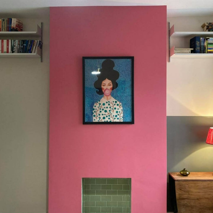 Little Greene Carmine No. 189 is a dusky pink paint colour. Pink feature wall paint colour. Buy Little Greene paint online.