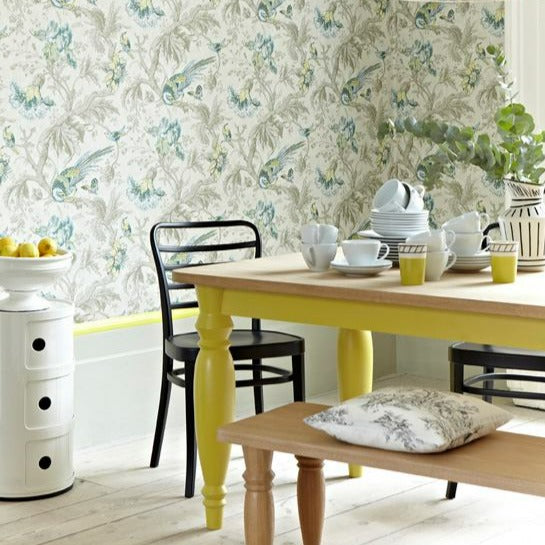 Little Greene Trumpet No. 196 is a bright yellow paint colour. Yellow furniture paint colour. Buy Little Greene Trumpet paint online.