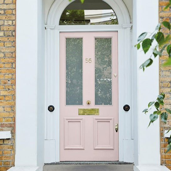 Little Greene Dorchester Pink No. 213 is a delicate pink paint colour. Pink front door paint colour. Buy Little Greene paint online.