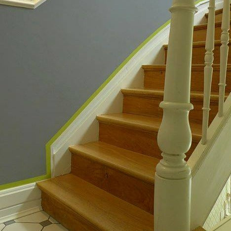 Little Greene Mid Lead Colour No. 114 is a beautiful mid grey paint colour. The darker lead colour provides a more powerful finish. Order Little Greene paint online. 