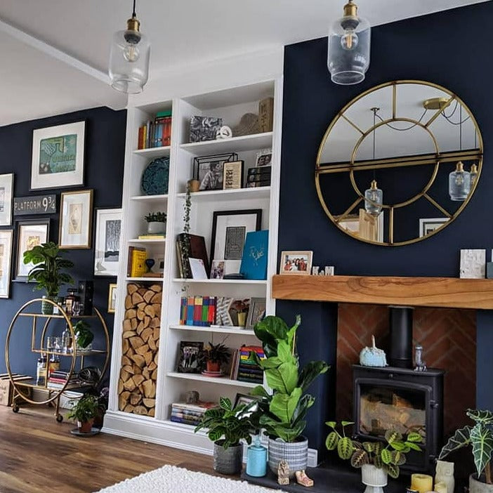 Little Greene Basalt No. 221 - look no further than this timeless blue-black paint colour to create impact in any room. Order Little Greene paint online in Ireland now.