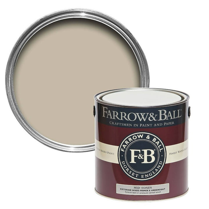 Farrow & Ball Exterior Wood Primer & Undercoat - Mid Tones 2.5L