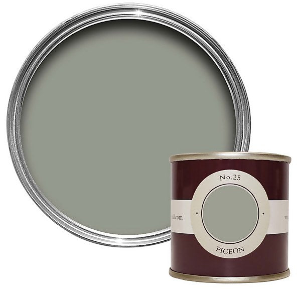 Pigeon No. 25 - Farrow & Ball Paint Colour - Tester Pot Estate Emulsion Sample - Paint Online Ireland