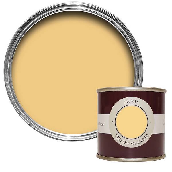 Yellow Ground No. 218 Farrow & Ball Paint Colour - Sample Pot Estate Emulsion Tester - Paint Online Ireland