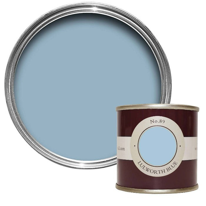 Farrow & Ball Lulworth Blue No.89 - Farrow and Ball Paint Colour -Tester Pot - Estate Emulsion Sample Pot - Paint Online Ireland
