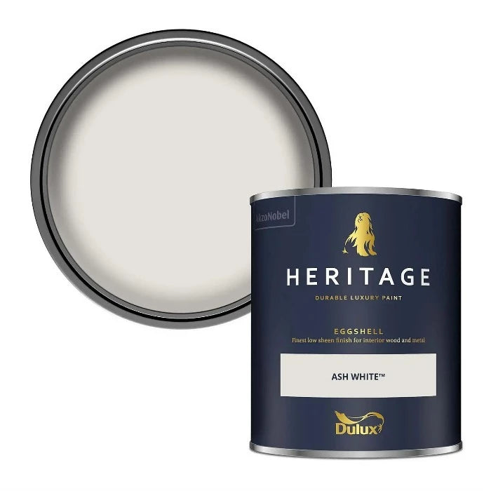 Ash White Eggshell - Dulux Heritage Paint Colour - Paint Online Ireland