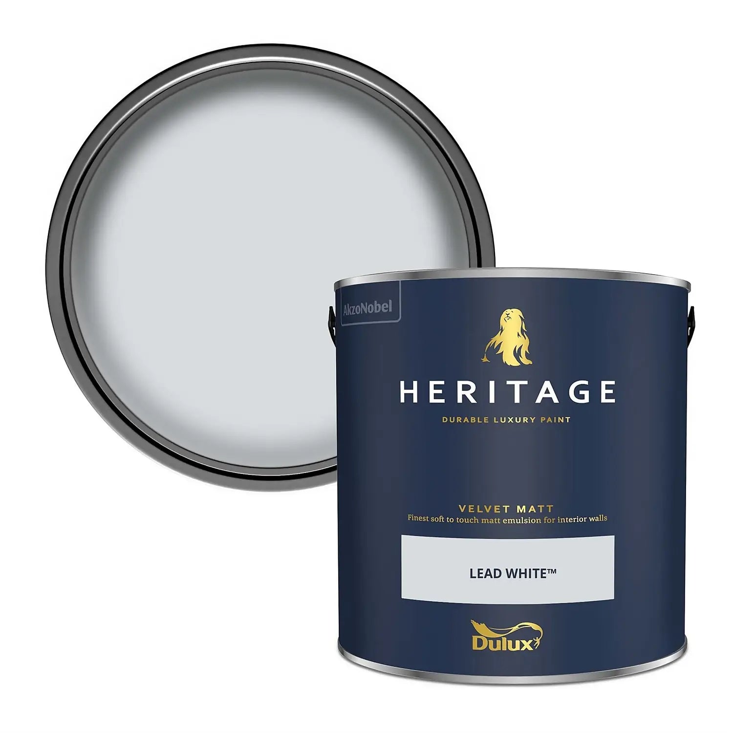 Lead White - Dulux Heritage Paint Colour - Paint Online Ireland