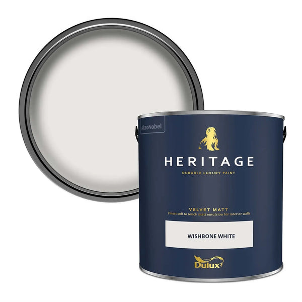 Wishbone White - Dulux Heritage Paint Colour - Paint Online Ireland