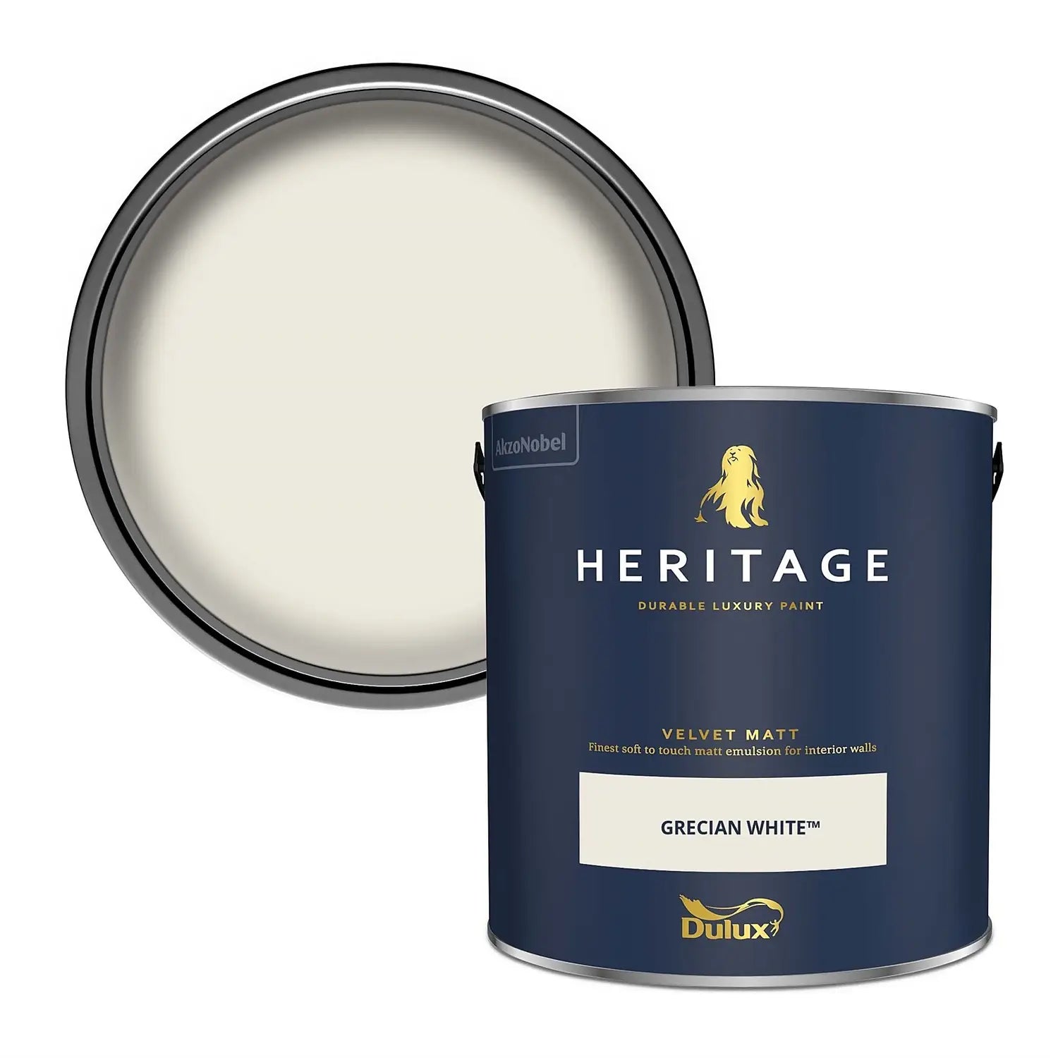 Grecian White - Dulux Heritage Paint Colour - Paint Online Ireland