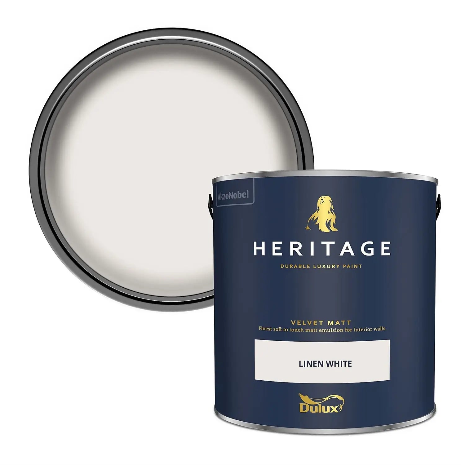 Linen White - Dulux Heritage Paint Colour - Paint Online Ireland
