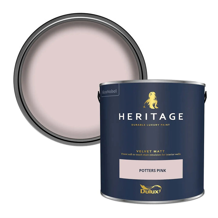 Potters Pink - Dulux Heritage Paint Colour - Paint Online Ireland