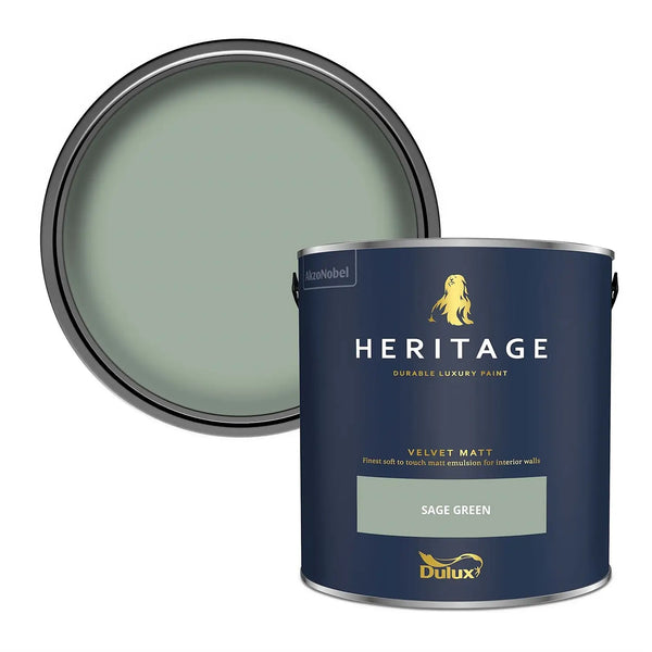 Sage Green - Dulux Heritage Paint Colour - Paint Online Ireland