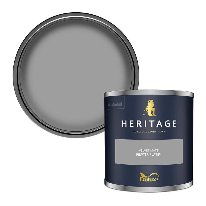 Pewter Plate - Dulux Heritage Paint Colour - Paint Online Ireland