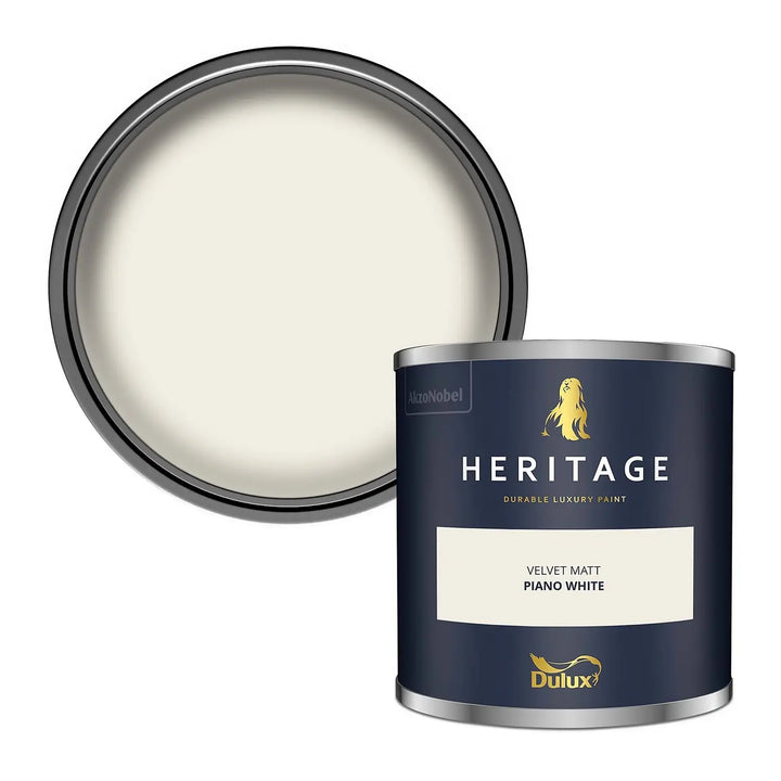 Piano White - Dulux Heritage Paint Colour - Paint Online Ireland