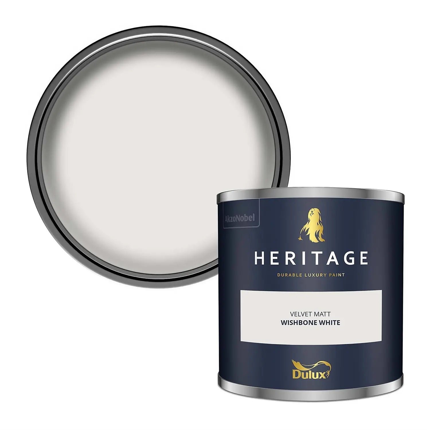 Wishbone White - Dulux Heritage Paint Colour - Paint Online Ireland
