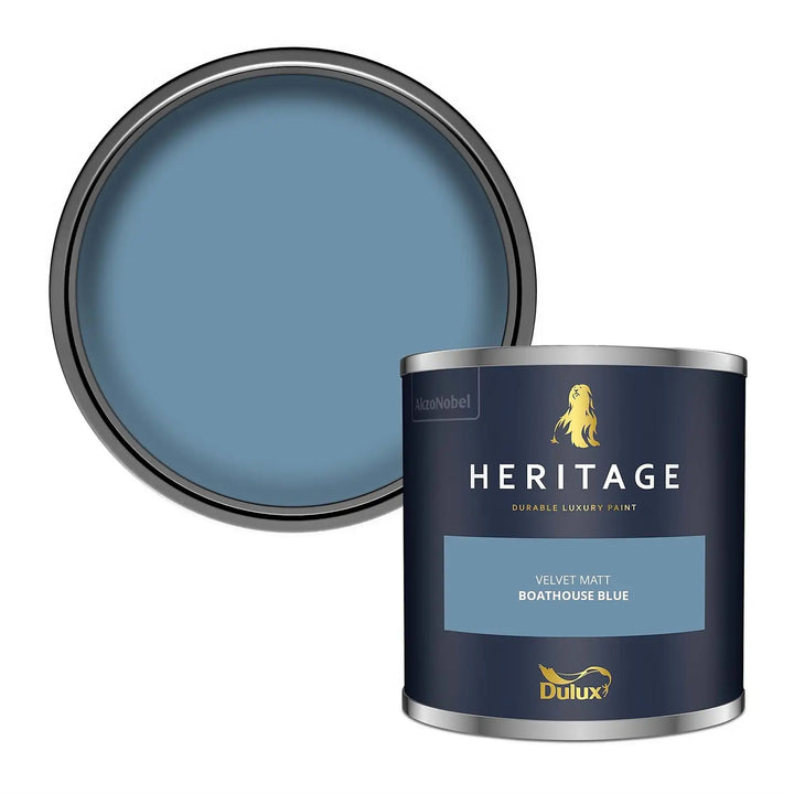 Boathouse Blue - Dulux Heritage Paint Colour - Paint Online Ireland