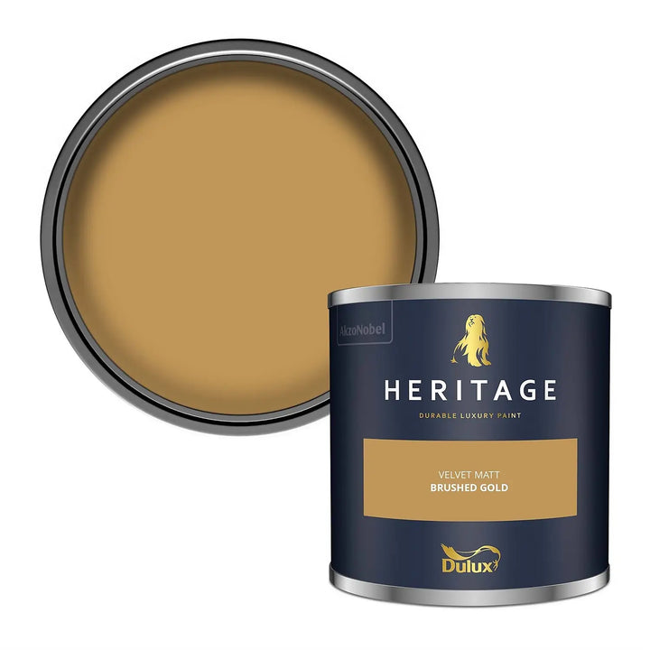 Brushed Gold - Dulux Heritage Paint Colour - Paint Online Ireland