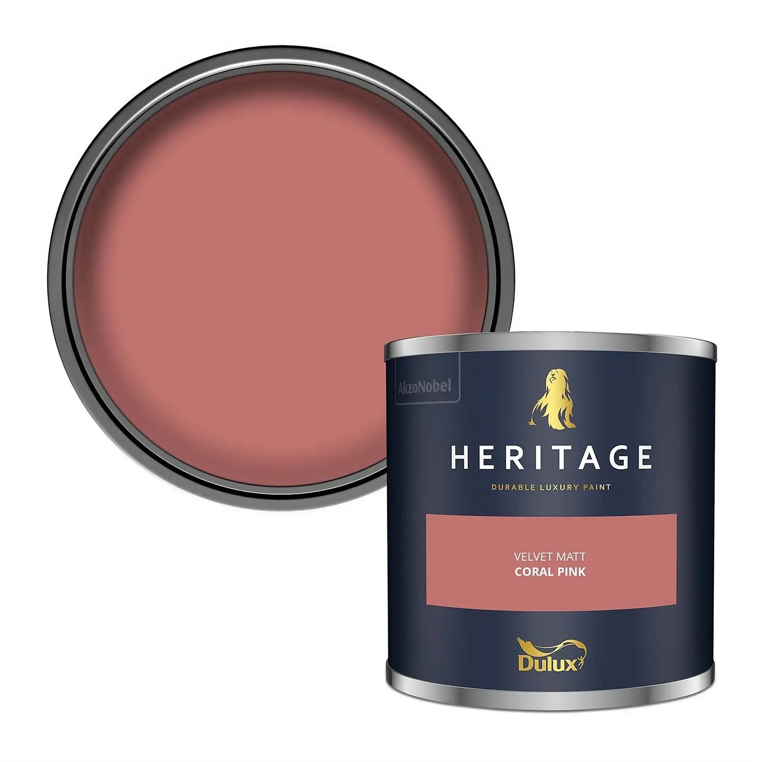 Coral Pink - Dulux Heritage Paint Colour - Paint Online Ireland