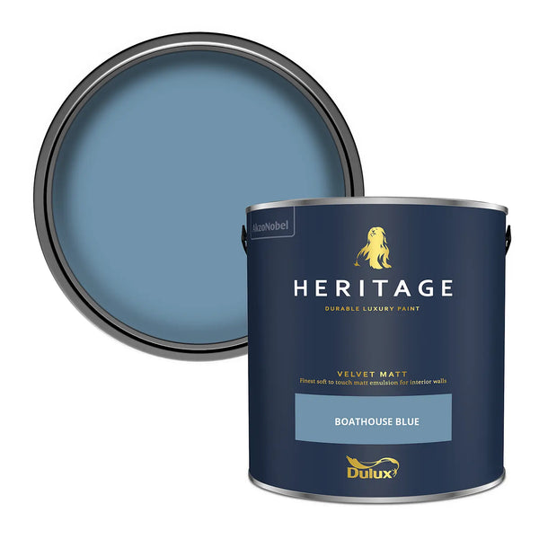 Boathouse Blue - Dulux Heritage Paint Colour - Paint Online Ireland