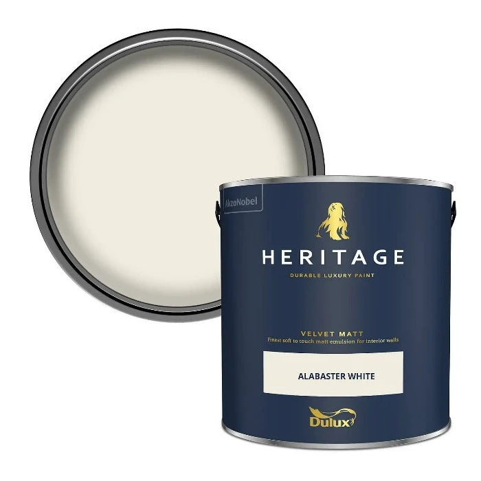 Alabaster White - Dulux Heritage Paint Colour - Paint Online Ireland