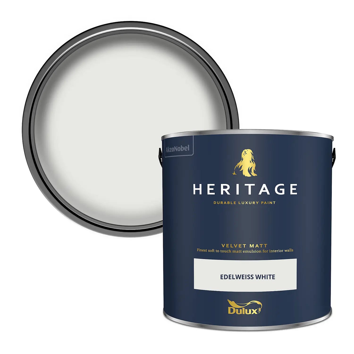 Edelweiss White - Dulux Heritage Paint Colour - Paint Online Ireland