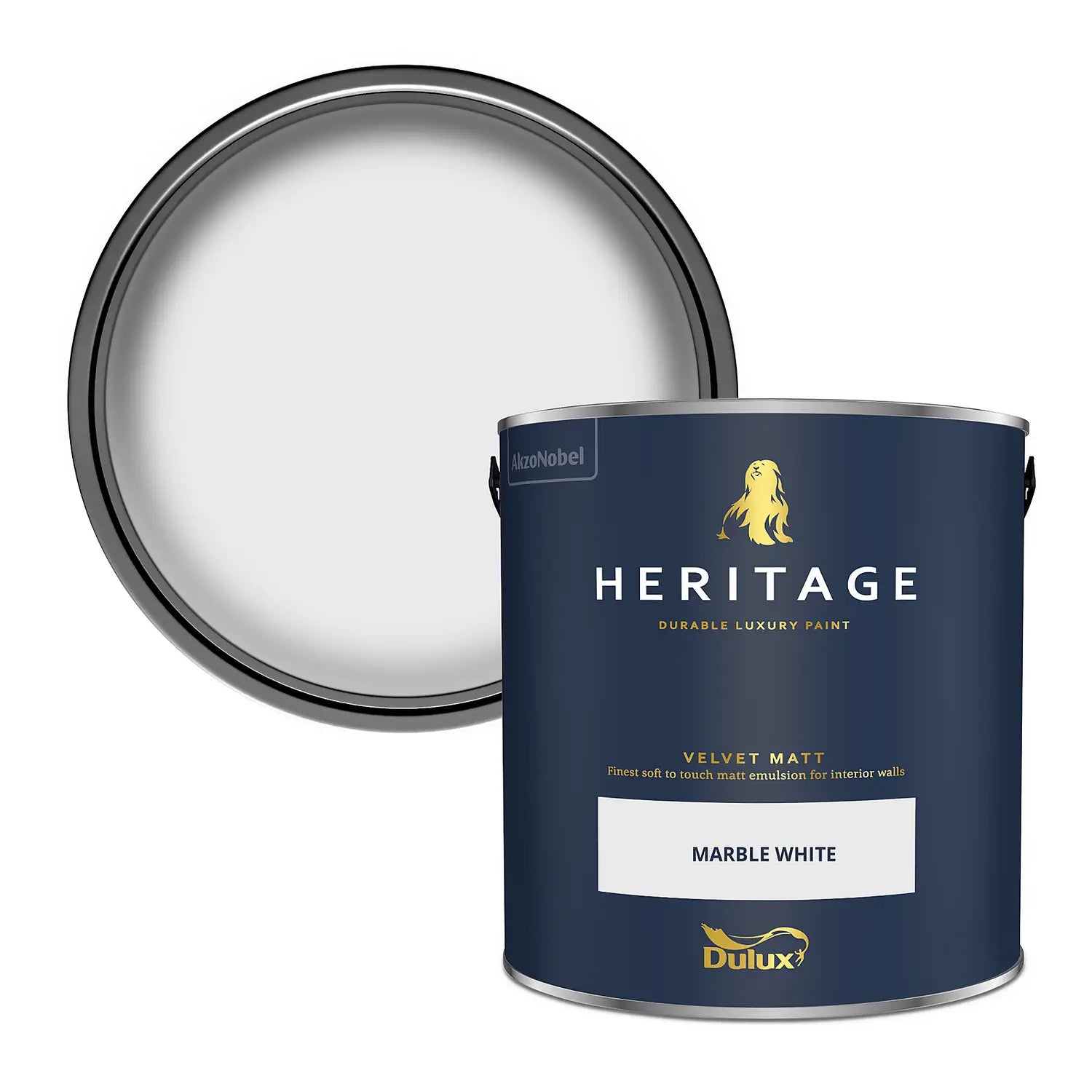 Marble White - Dulux Heritage Paint Colour - Paint Online Ireland