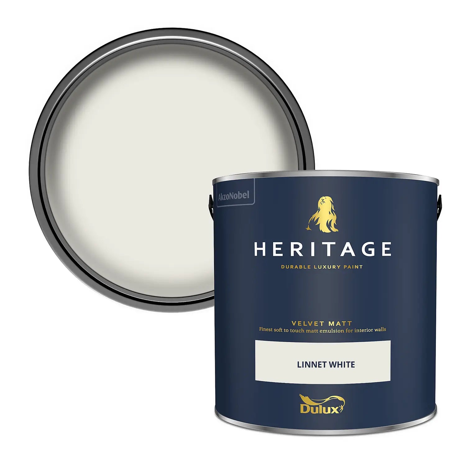 Linnet White - Dulux Heritage Paint Colour - Paint Online Ireland