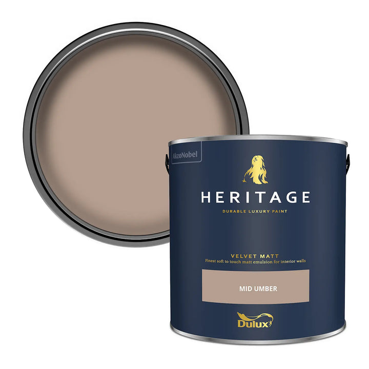 Mid Umber - Dulux Heritage Paint Colour - Paint Online Ireland