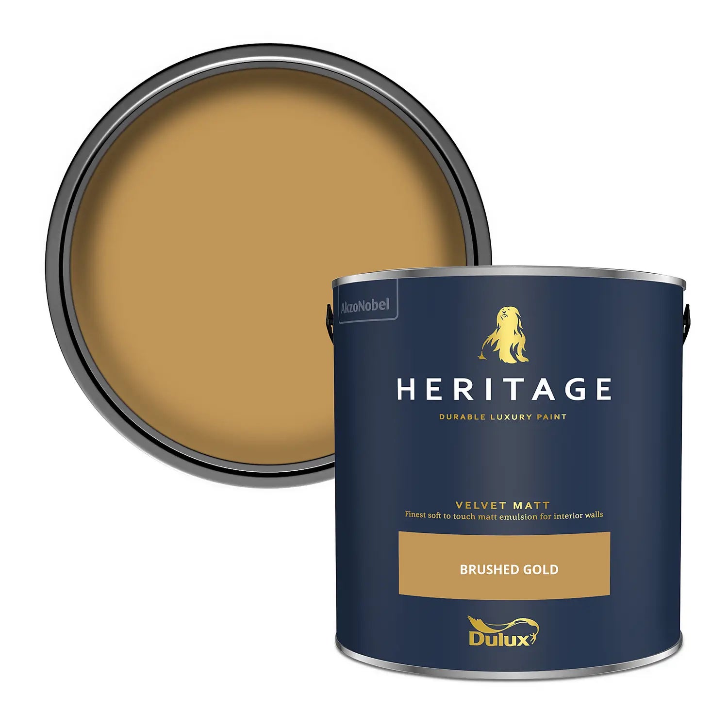 Brushed Gold - Dulux Heritage Paint Colour - Paint Online Ireland