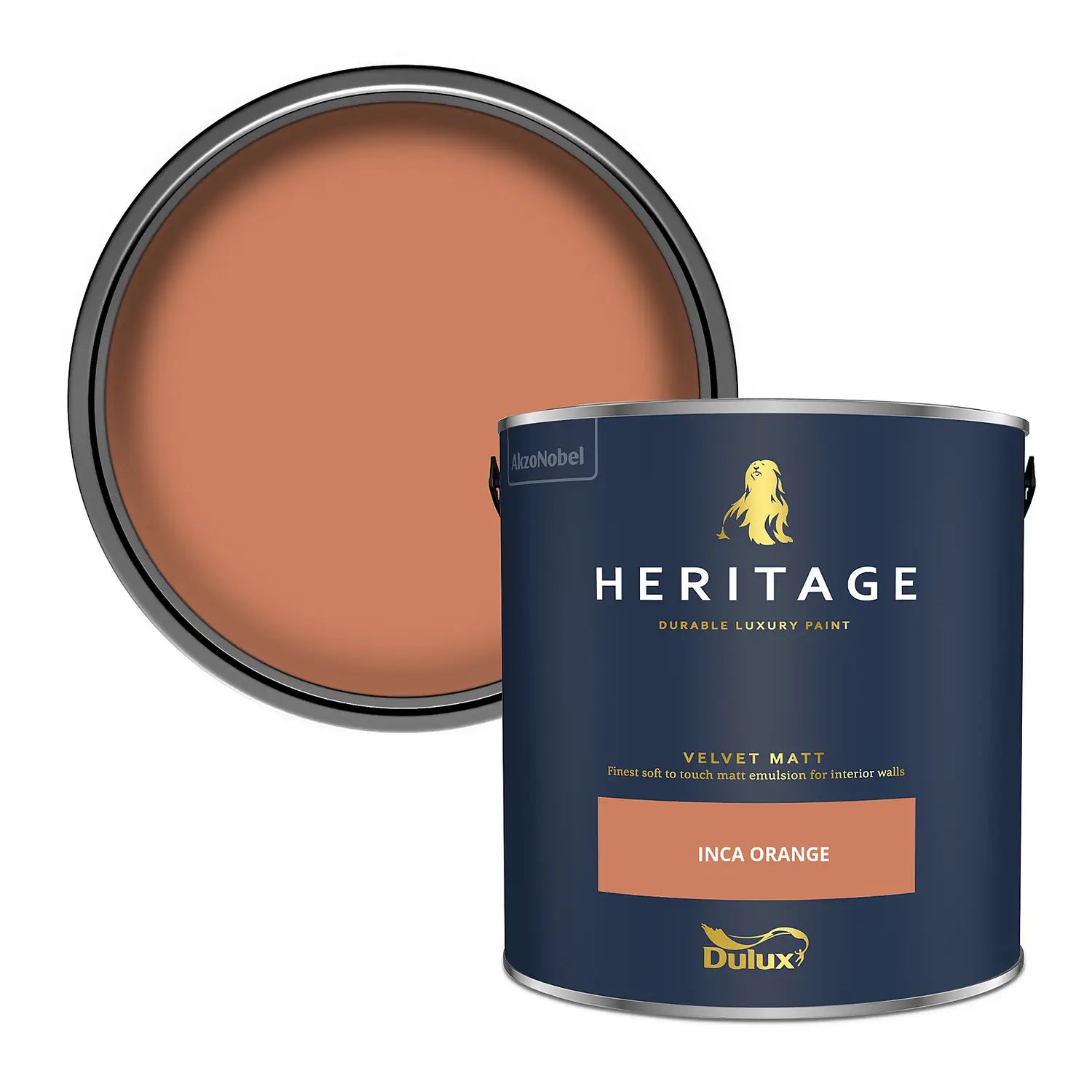 Inca Orange - Dulux Heritage Paint Colour - Paint Online Ireland