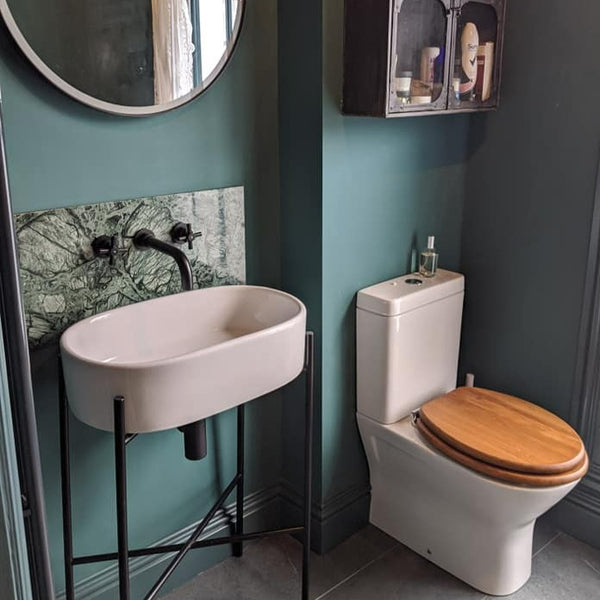 Little Greene Goblin No. 311 is a beautiful dark green paint colour. Goblin 311 bathroom paint colour. Order Little Greene Goblin paint online in Ireland.
