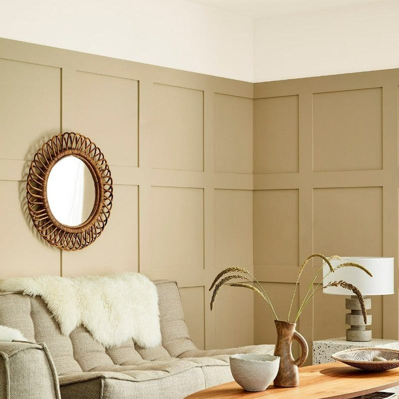 Little Greene Stock No. 37 living room paint colour. This warm white paint colour is as classic as it gets. Order Little Greene Stock No. 37 paint online in Ireland.