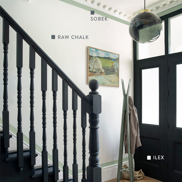 Sobek 587 Paint And Paper Library green hallway paint colour from Paint Online