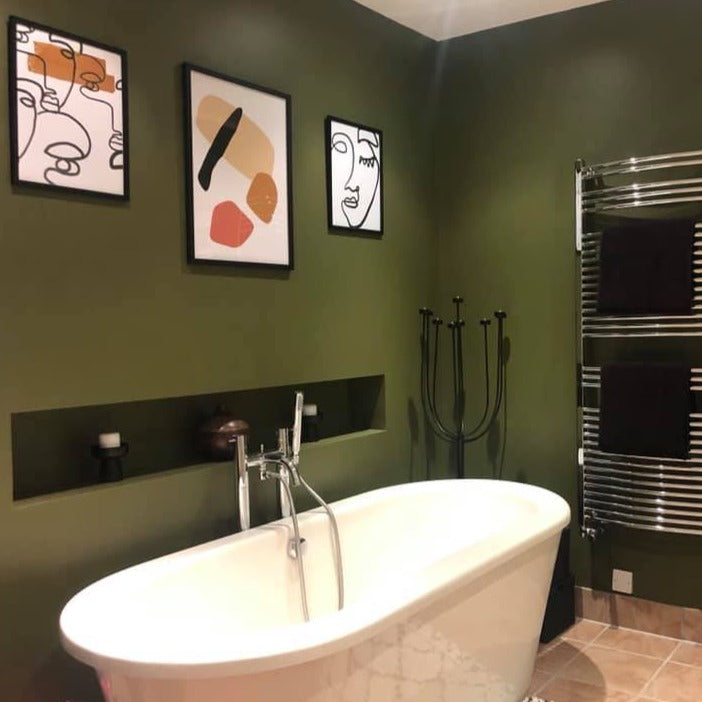 Bancha Farrow and Ball bathroom paint colour from Paint Online