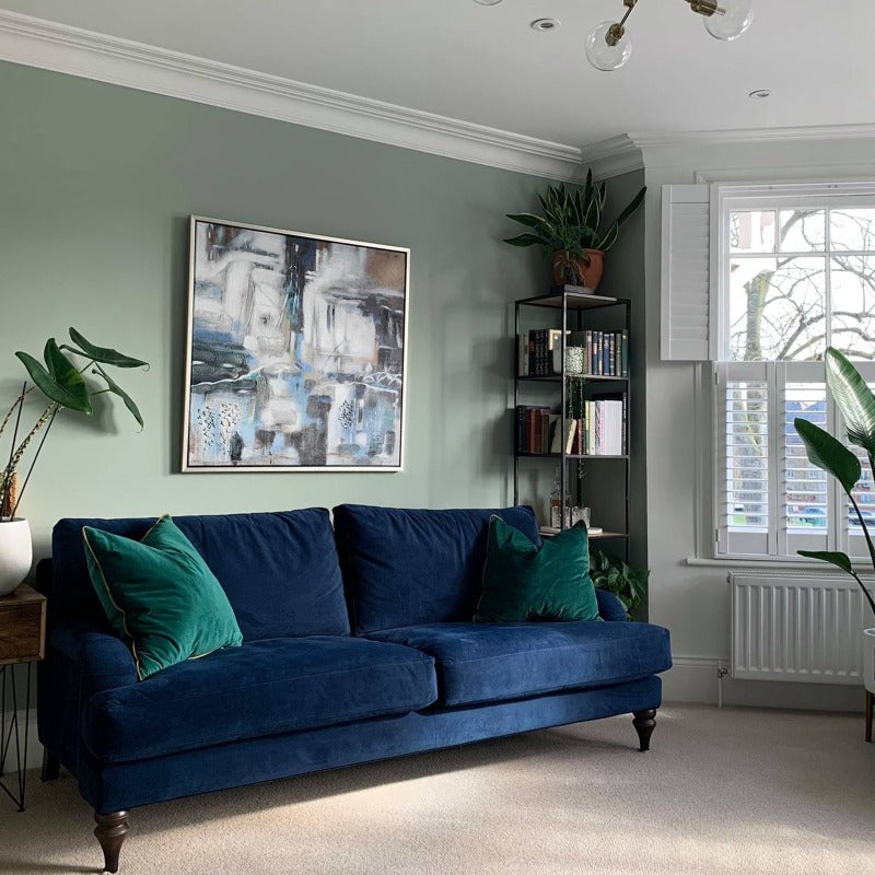 Sobek 587 Paint And Paper Library green living room paint colour from Paint Online