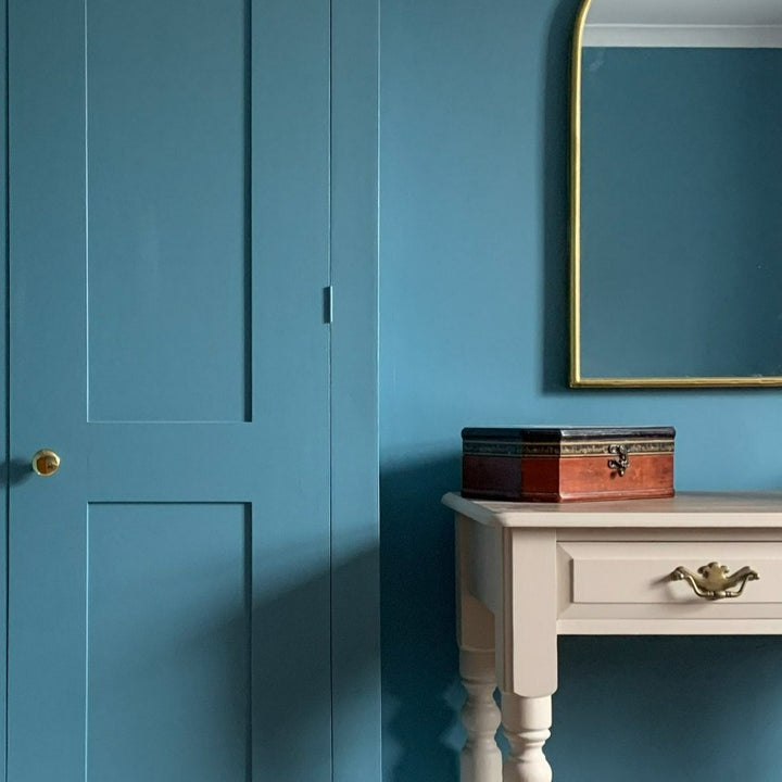 Blue's Blue - Paint And Paper Library Paint Colour No. 639. Blue bedroom paint colour. 
