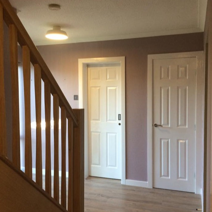 Dusted Heather by Dulux Heritage. Hallway paint colour from Paint Online. 
